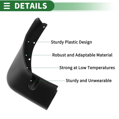 Nissan Tiida Mud Flaps Splash Guards 1 Set (2016-2021)