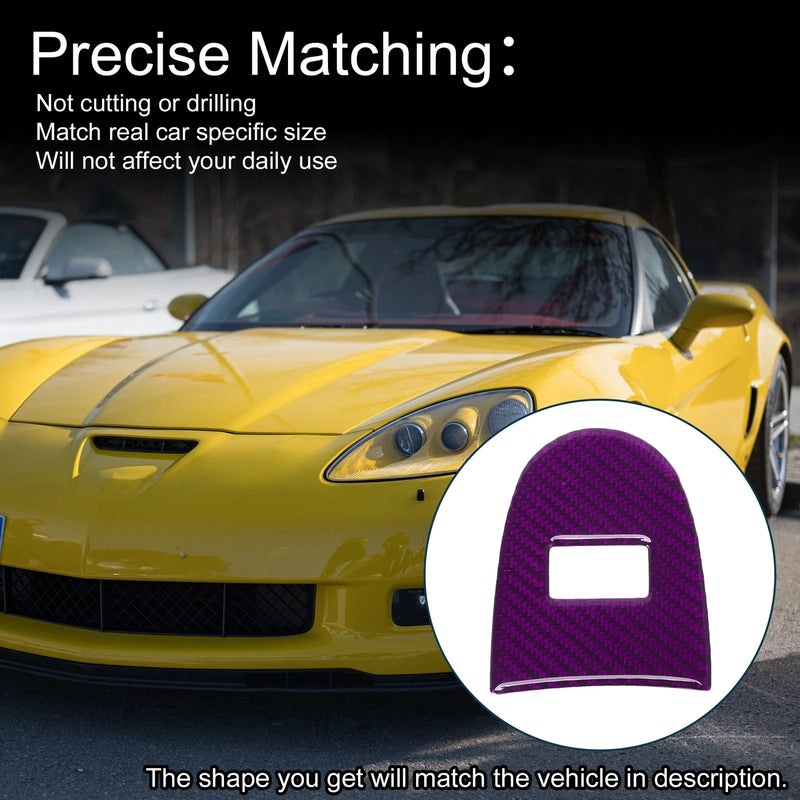 Chevrolet Corvette C6 Z06 Purple ABS Gear Shift Knob Cover Sticker (2005-2013)