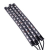 4 x 48" LED Car SUV Interior Neon Atmosphere Light Strip Music Control
