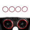 Chevrolet Camaro Red Air Condition Vent Outlet Ring Cover Trim (2017-2022)