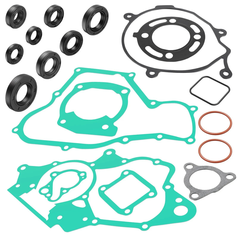 Honda CR85R CR85RB Engine Top Bottom End Gasket W/ Oil Seal (2003-2007)