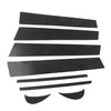 Toyota Camry 8 Pcs Door Window B Pillar Post Cover Trim (2018-2021)