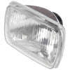 7" x 5" Semi Sealed Beam Glass Headlight Pair H4 Head Lamps