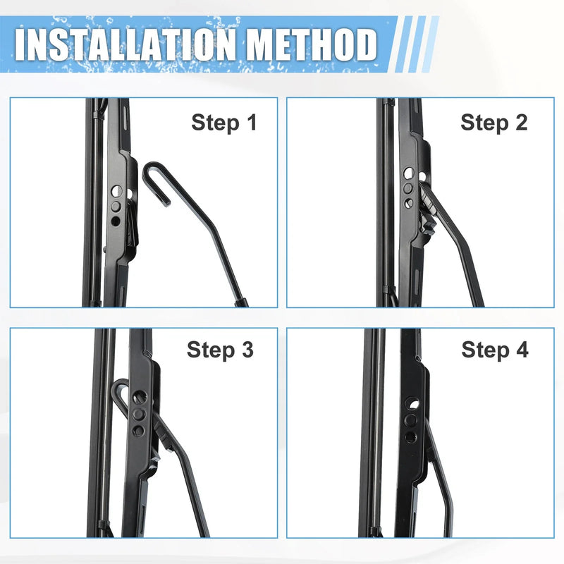 Chrysler Town & Country Rear Windshield Wiper Blade Arm Set (2008-2016)