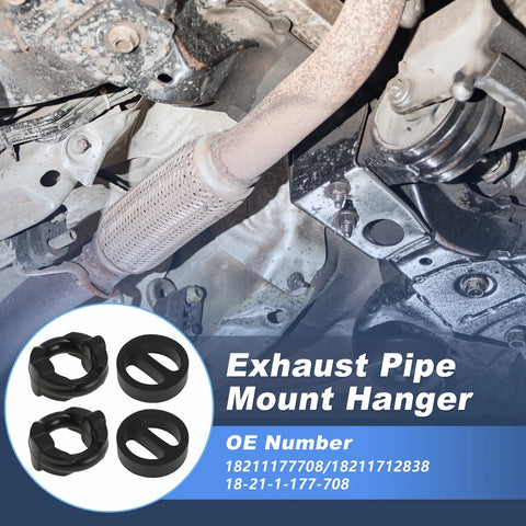 BMW 3-7 Series 4 Pcs Front & Rear Exhaust Pipe Mount Hanger