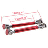 Car Adjustable Red Bumper Lip Splitter Strut Rod Support Tie Bar 3-5"