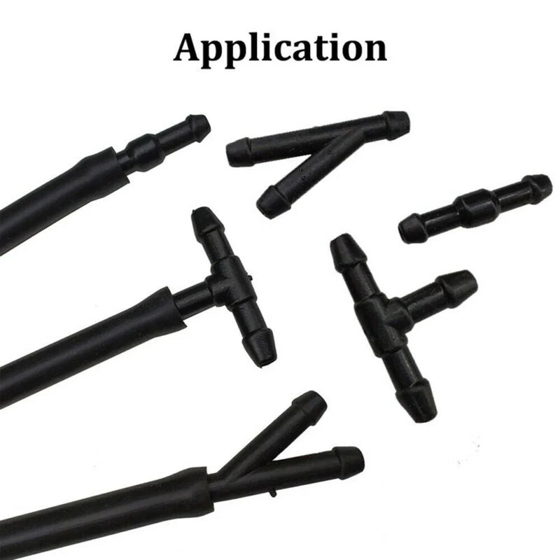 Windshield Washer Hoses Connector Windshield Wiper Tube T/Y/I Type Splitter