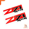 Holden Colorado RED BLACK Z71 4x4 Side Body Rear Sticker Decal (03-11)