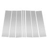 Ford Flex (2009-2015) Silver Tone 8 Pcs Door Pillar Window Trim