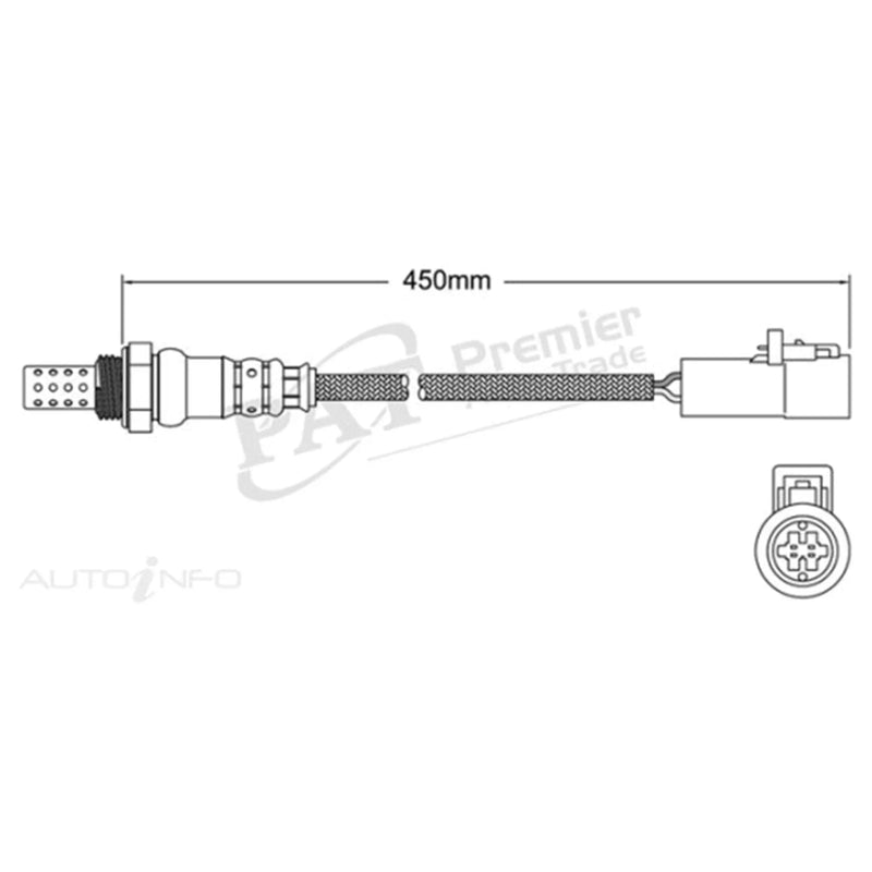 Mazda B4000 MJ V6 4.0L Pre Cat Oxygen O2 Sensor (2005-2006)