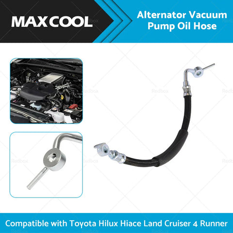 Toyota Hilux, Hiace Alternator Vacuum Pump Oil Hose (2005-2023)