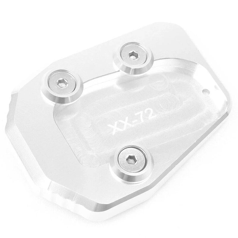 Yamaha MT-09 Sidestand Kickstand Silver Extension Pad (2013-2016)