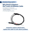 Honda Civic Trunk Lid Release Cable (2001-2005)