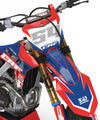 Honda CRF 450 (2017-2020) - FIERCE STYLE Stickers Full Custom Decal Kit