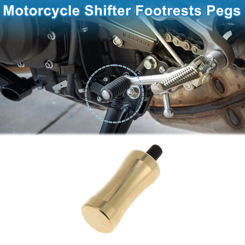HARLEY-DAVIDSON 883R Shifter Footrests Pegs Brass