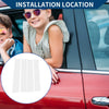 Chevrolet Silverado (2014-2018) Chrome Silver Tone 4 x Car Pillar Window Trim