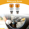Motorcycle 2 x Screw M5x0.8 Fork Air Bleeder Valve