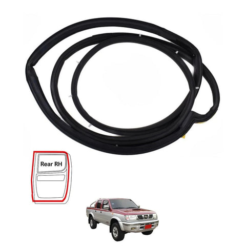 Door Rubber Seal Weatherstrip Rear RH Fit Nissan Navara D22 Frontier 1998-05 D09