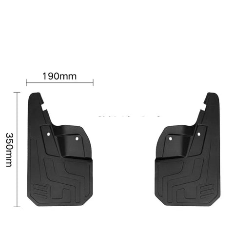Chevrolet Colorado 4Pcs Front Rear Splash Guards Mud Flaps (2023–2025)
