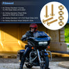 Harley Touring FLTRX Road Glide 4x Motorcycle Windshield Screws Gold (2015–2023)