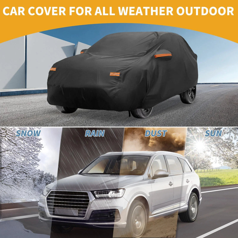Kia Niro 2016-2023 Black Aluminum Film Waterproof Car Cover