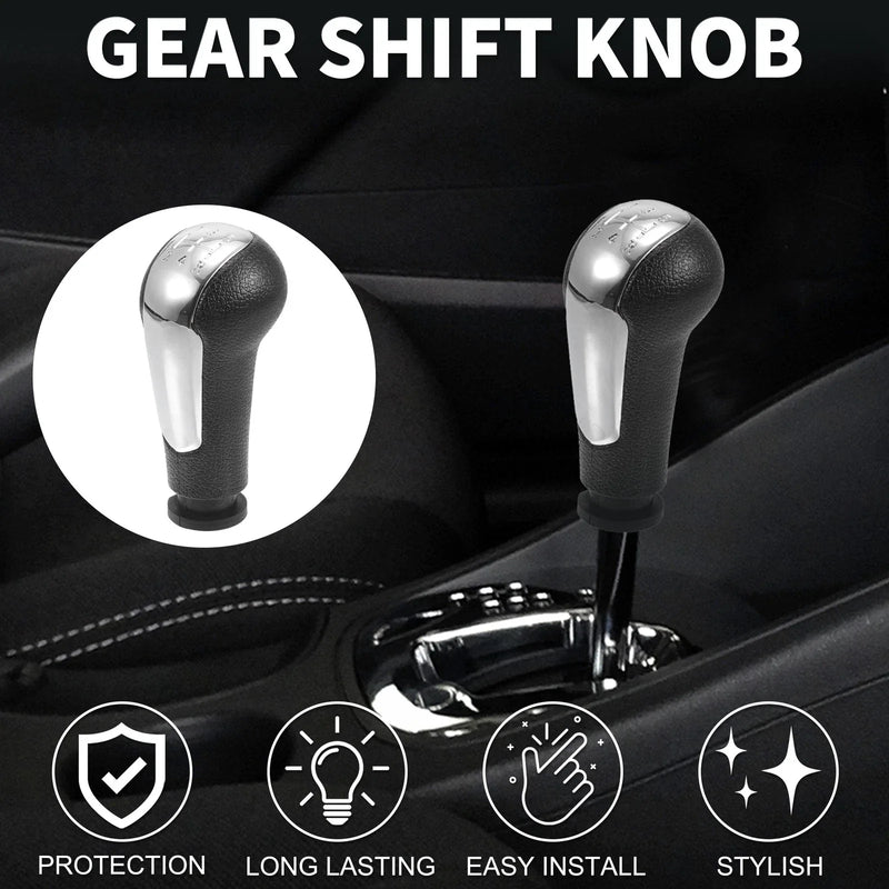 Chevrolet Spark Plastic Chrome 5 Speed Manual Gear Shifter Knob (2011 - 2016)