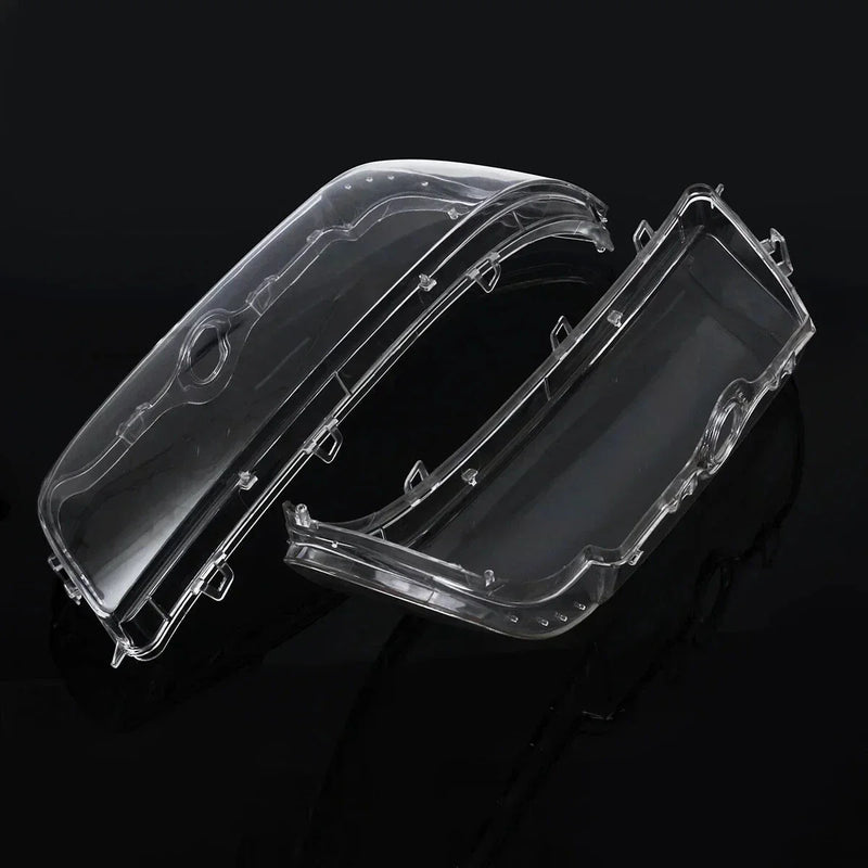 1996-2003 BMW E39 528i 540i 525d Clear Headlight Lens Covers (2x)