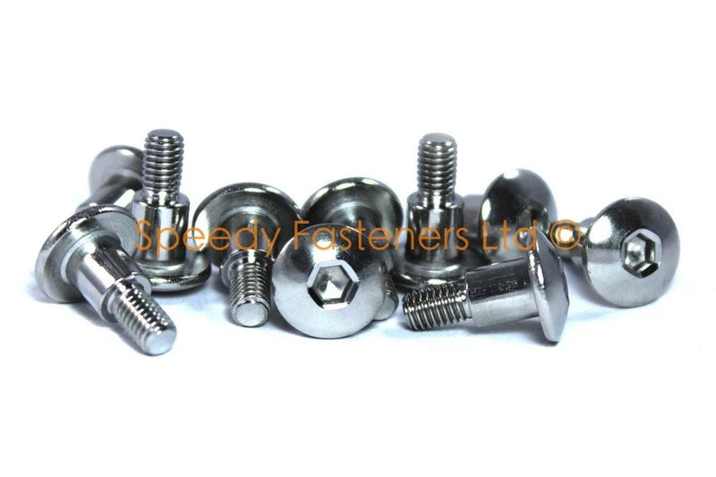 Honda Bolts 10x Honda Stainless Steel Fairing Bolts m5 x 16mm 8mm Shoulder