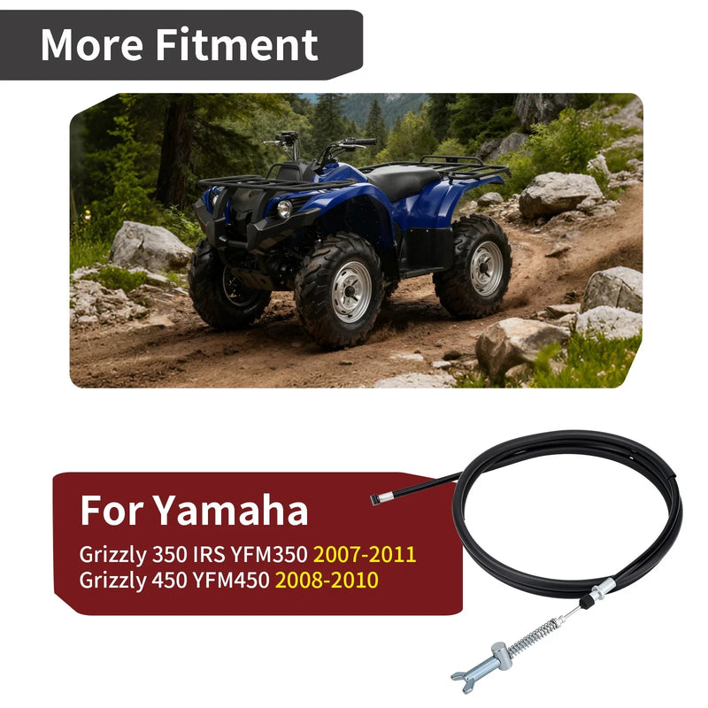 Yamaha Grizzly 350 / 450 Rear Hand Park Brake Cable (2007-2014)
