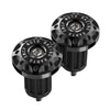 7/8" Motorcycle Dirt Bike Handlebar Grip End Cap Plug Slider - Black