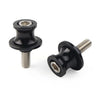 KAWASAKI ZX6R (2012-2021) - Black CNC Slider Screws Swingarm Spools 8MM