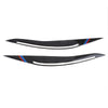 BMW 5 Series F10 Carbon Fiber Fog Light Eyebrow Cover Trim (2014-2016)