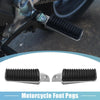 Motorcycle Pair 8mm Aluminum Alloy Rearsets Footpeg Black
