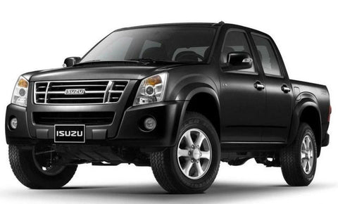 Isuzu Dmax 2 x Rear Black Outer Door Handles (2003-2011)