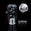 Car 100mm LED Crystal Blue Manual Gear Shift Knob
