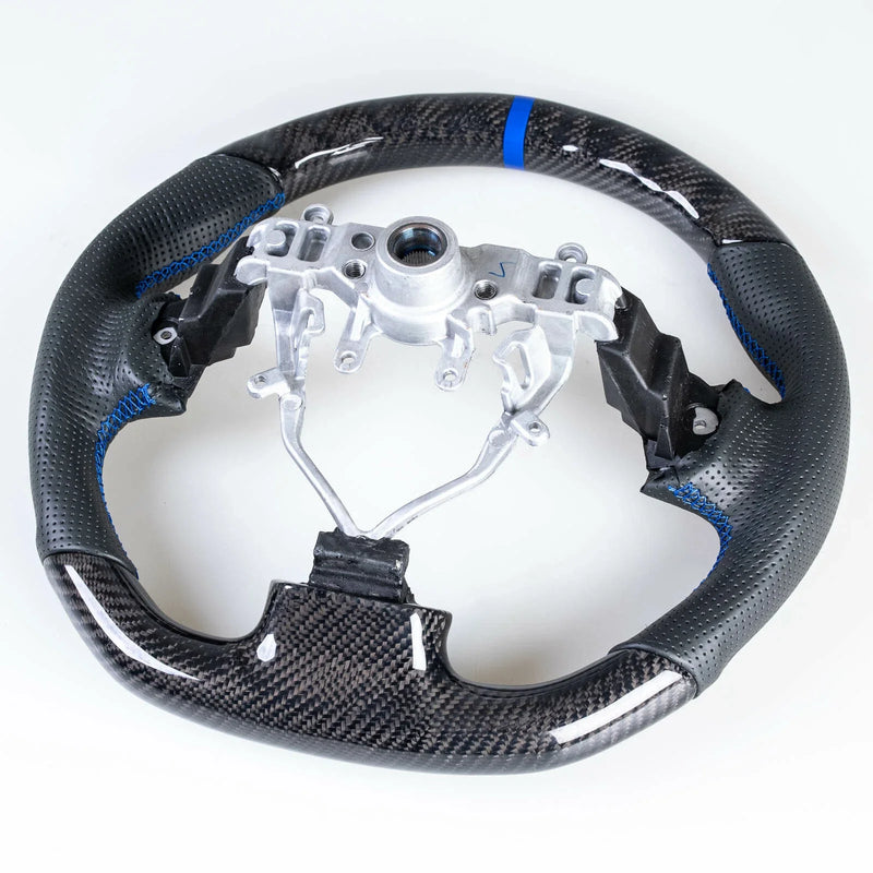Subaru Impreza WRX / STI Flat Bottom Carbon Leather Steering Wheel (2008-2014)