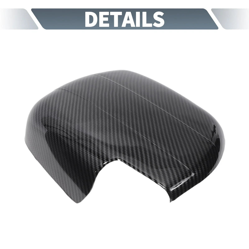 Lexus LX470 Rearview Mirror Cap Overlay  Black Carbon Fiber (1998-2007)