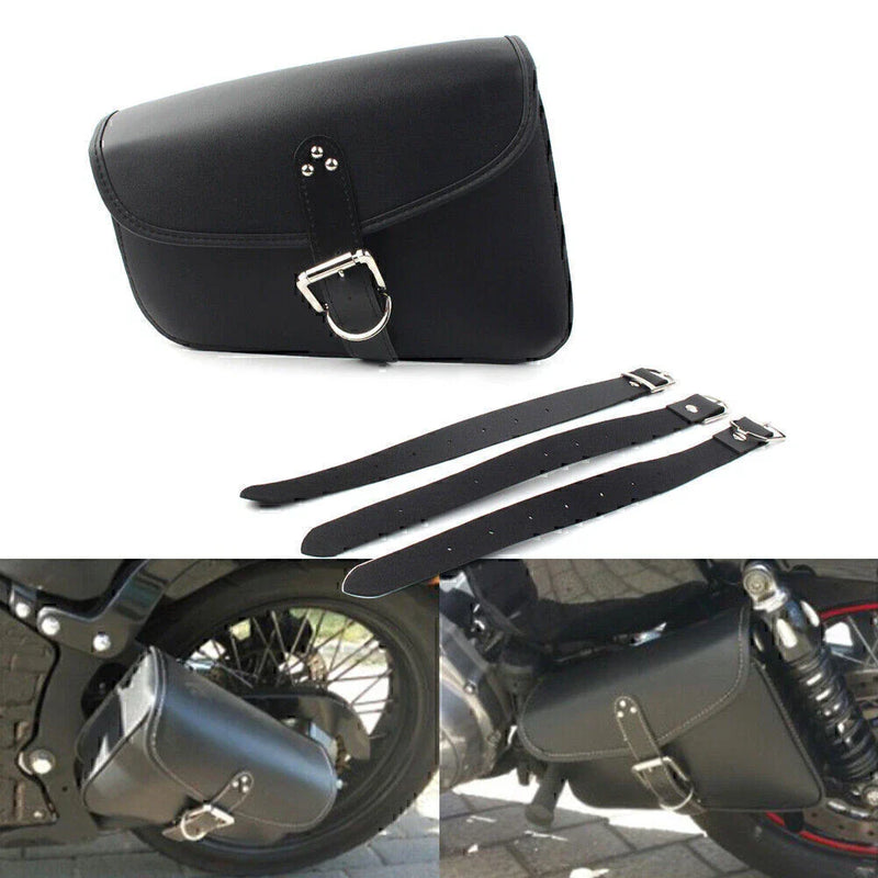 Harley Sportster Iron 72 883 1200 Left Side PU Leather Saddlebag (2010-2023)