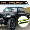 Jeep Wrangler TJ JK (2007-2018) - Black & Deep Green 2 x Door Limiting Straps