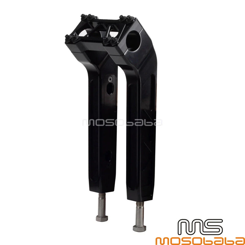 Harley Street Bob Softail 1 x CNC 1-1/8" Handlebar Pullback Risers (2018-2023)