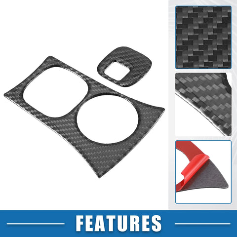 Chevy Corvette C5 Black Ignition Key Hole Panel Covers (1997-2004)