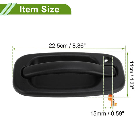 Chevrolet GMC Models Black Front Right Exterior Door Handle