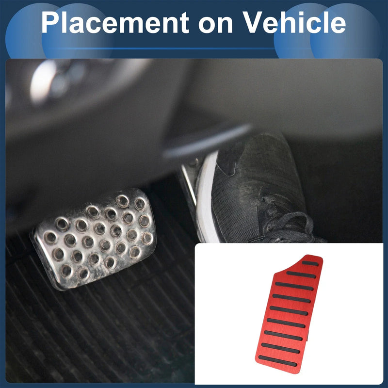 Honda Civic (2016-2023) - Red 1 x Piece Footrest Pedal Pad Cover