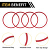 Toyota Tacoma (2016-2023) Red AC Vent Dashboard Decoration Rings Set
