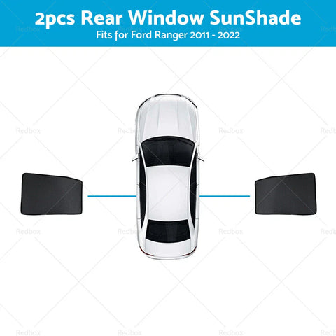Ford Ranger Rear Window Sun Shades (2011-2022)