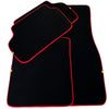 BMW X6 Series G06 SUV (2020-2024) Red Trim AutoWin Black Floor Mats