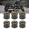 Motorbike 6pcs / 12mm Rear Shock Absorber Cushion Rubber Ring Bushings