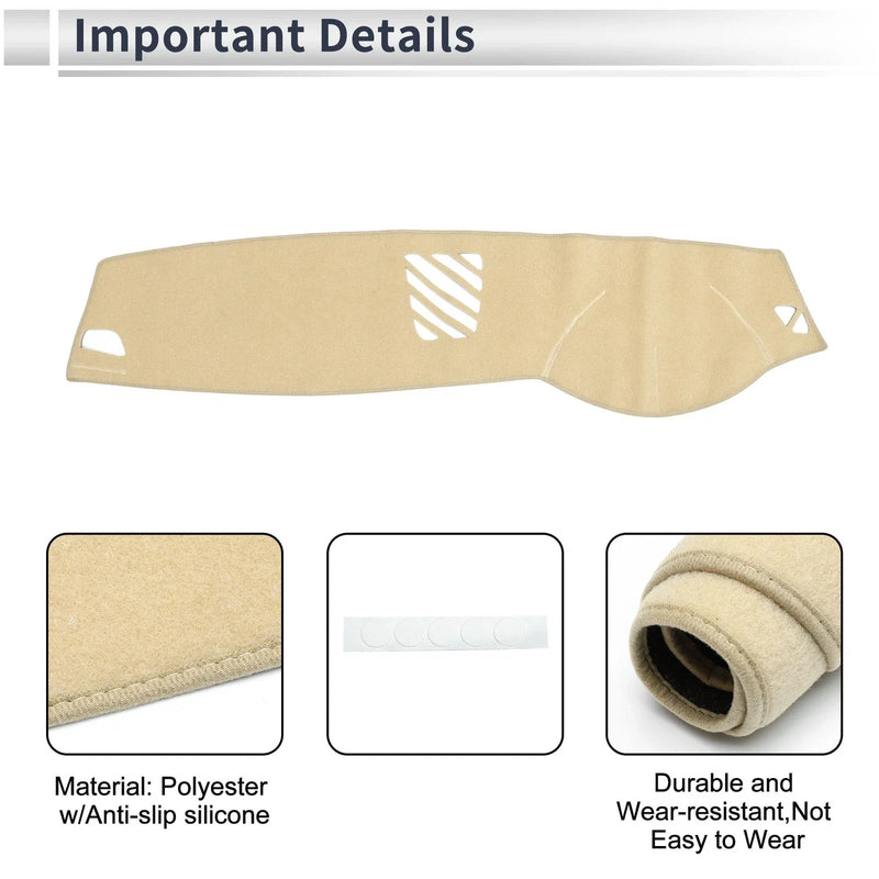 BMW 5 Series F10 / F11 Beige Sun Protector Pad Dash Cover Mat
