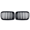 BMW E36 3 Series Sedan Gloss Black Front Kidney Grilles (1992-1996)