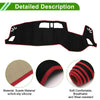 Mitsubishi Outlander 3 PHEV GN0W Black Red Dash Cover Mat (2013-2023)